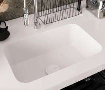 Chậu Rửa Bát Solid Surface 881 GW - Glacier White