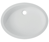 Lavabo đá Solid Surface 5510 - Glacier White