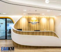 Đá nhân tạo ốp quầy lễ tân British American Tobacco