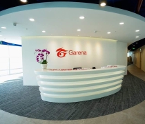 Quầy lễ tân đá Solid Surface Garena