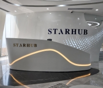 Quầy lễ tân đá nhân tạo Solid Surface Starhub