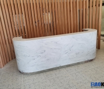 Quầy Lễ Tân Văn Phòng Màu Carara Lino
