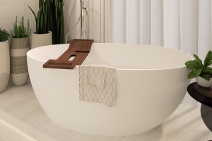 4 Mẫu Bồn Tắm Nằm Làm Từ Đá Nhân Tạo Solid Surface 
