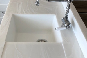 Chậu rửa bát đúc nguyên khối nhập khẩu từ Mỹ tại Bảo Kim