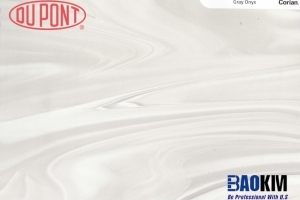 Đá nhân tạo solid surface Corian màu Gray Onyx