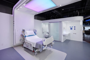 Đá nhân tạo solid surface Corian ốp tường cho các khu vực bệnh viện