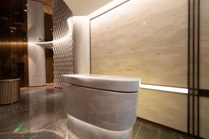 Dự Án Lắp Đặt Đá Solid Surface Tại C Club Lounge Quận 7