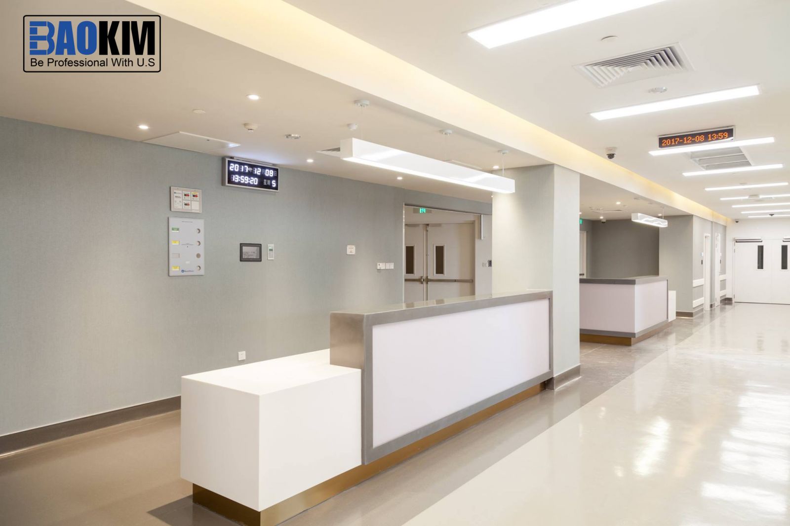 quầy lễ tân đá nhân tạo