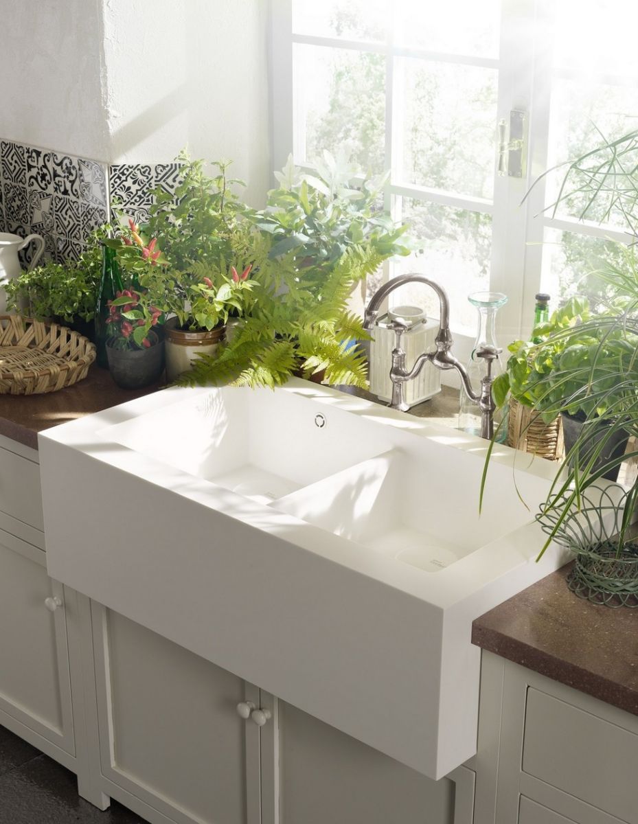chậu rửa bát đá solid surface