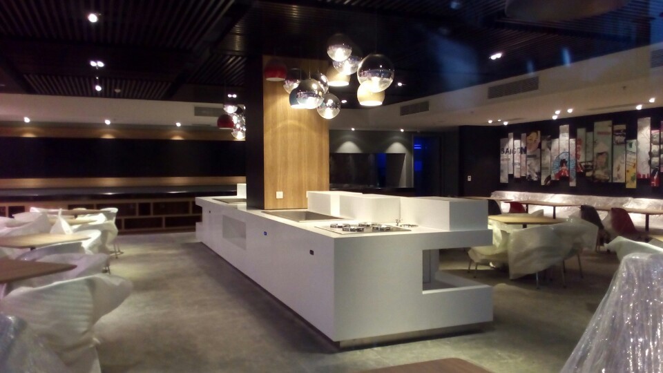 quầy buffet khách sạn