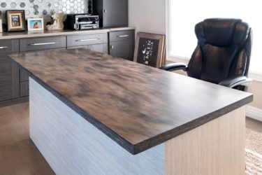 mặt bàn làm việc đá solid surface