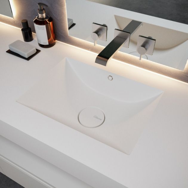 lavabo âm bàn đá