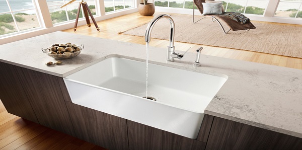 chậu rửa âm bàn đá Solid Surface Corian.