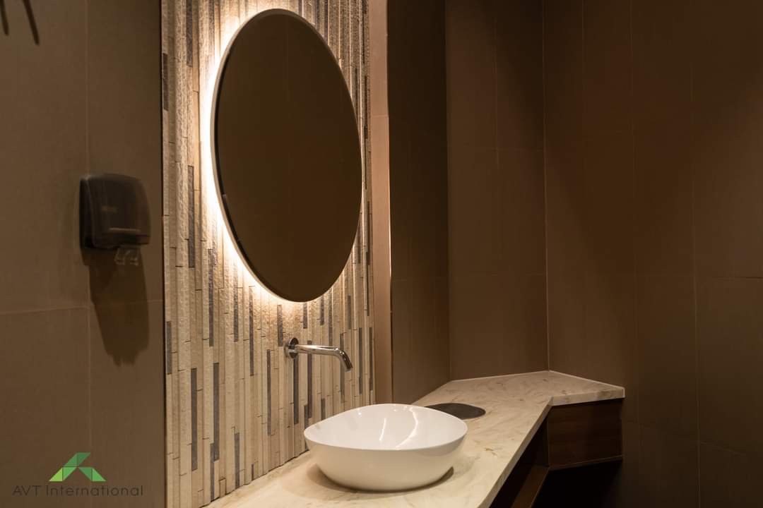 đá solid surface ốp mặt lavabo