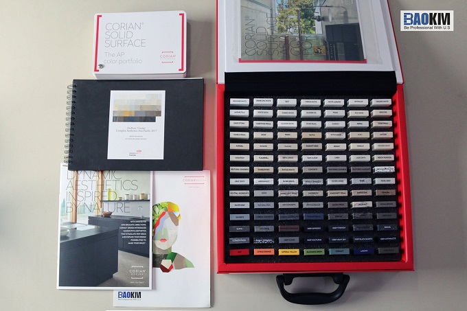 bộ mẫu đá solid surface