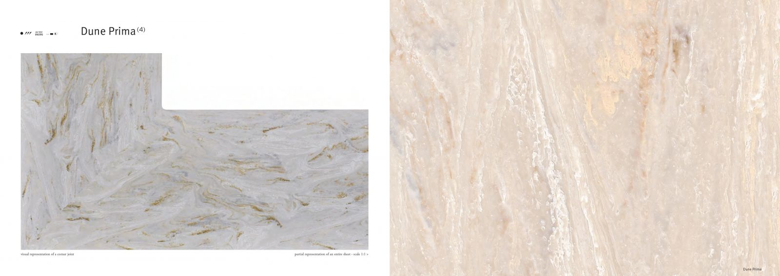 đá solid surface màu dune prima