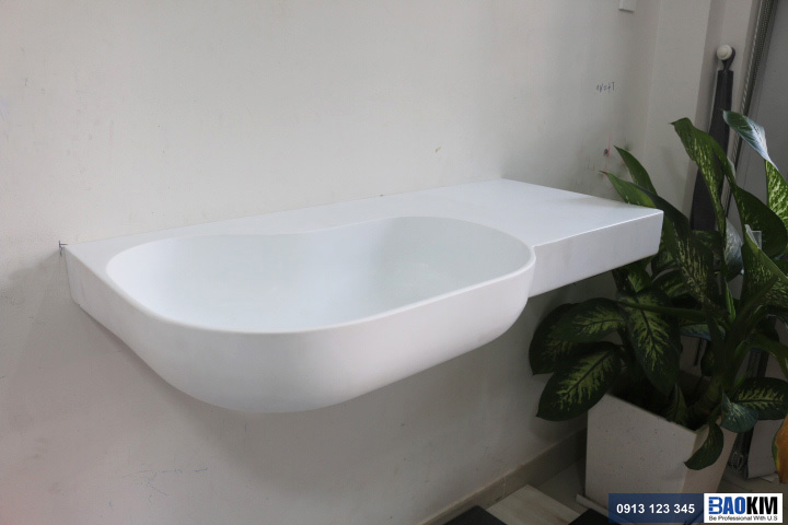 chậu lavabo designer white