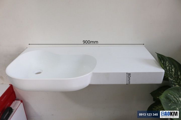 kích thước chậu lavabo designer white