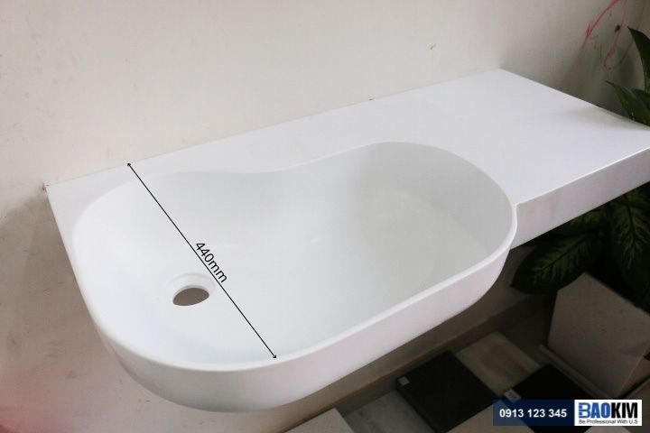 kích thước chậu lavabo designer white