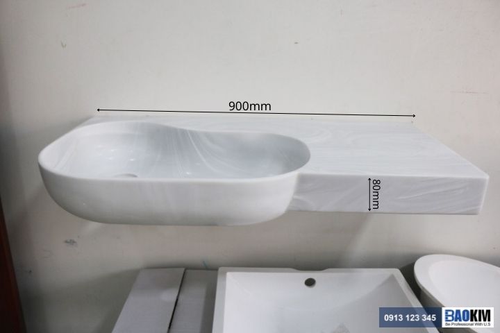 kích thước chậu lavabo gray onyx