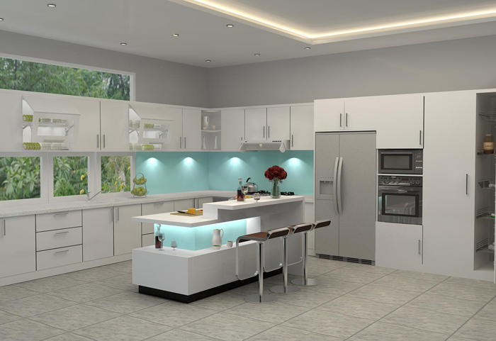 bếp đá solid surface
