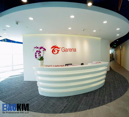Quầy lễ tân đá nhân tạo Garena