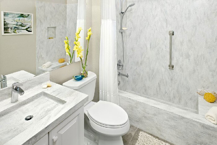 đá vân mây solid surface