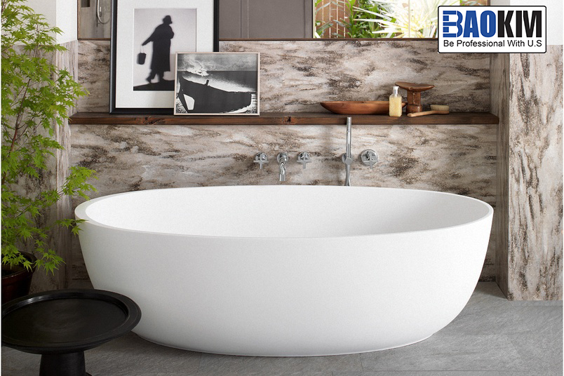 phòng tắm đá solid surface